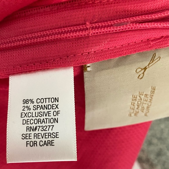 Dana Buchman Raspberry Tunic with Bell Sleeve Large - Picture 7 of 8